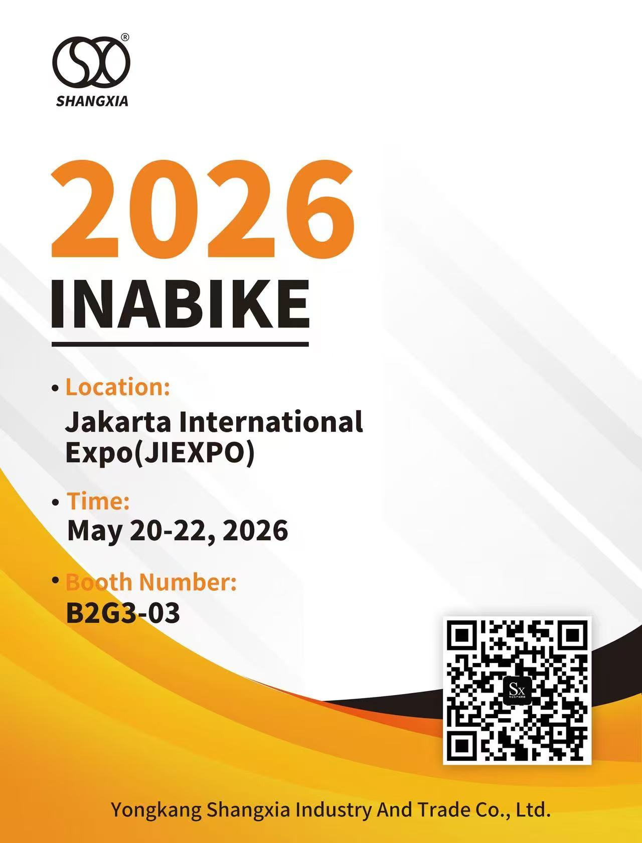 2026ko Inabike Erakusketa, SXJZ Motorcycle Shock Absorber dator!